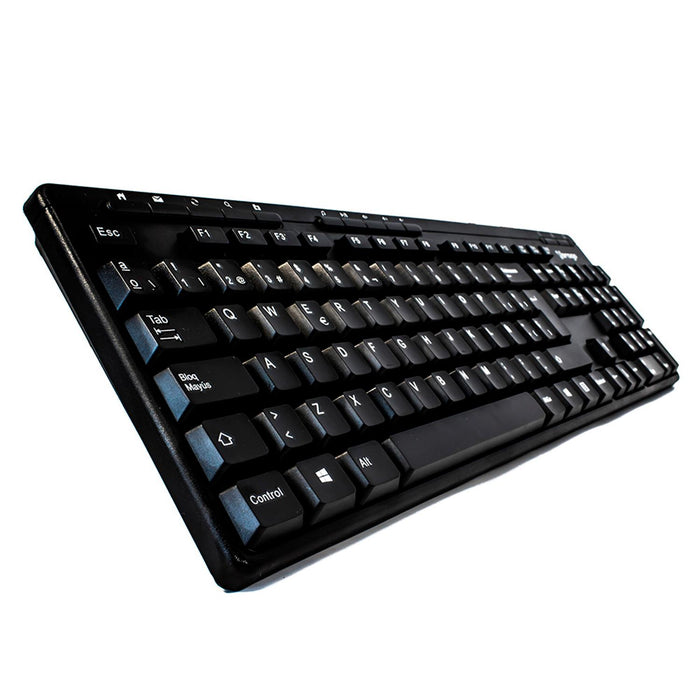 Teclado VORAGO Multimedia USB Negro KB-202