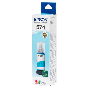 Botella Tinta Epson T574 L8050 L18050 Cyan Ligth 70ml T574520-AL