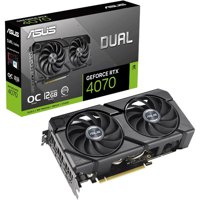 Tarjeta de Video ASUS Dual GeForce RTX 4070 EVO OC Edition 12GB GDDR6