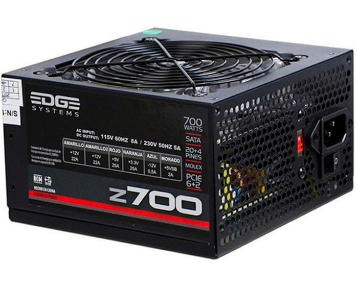 Fuente de Poder PC 700W ACTECK Z700 28P SATA ES-0500