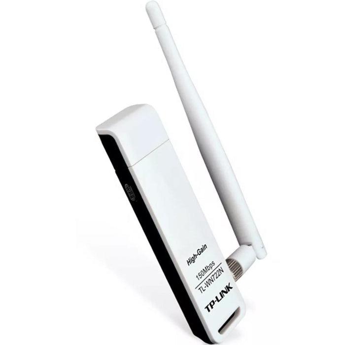 Adaptador Inalambrico USB TP-LINK TL-WN722N 2.4Ghz 802.11n 150Mbps