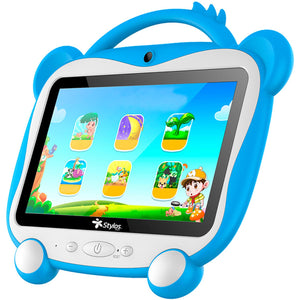 Tablet 7” STYLOS Taris Kids Quad Core 2GB 32GB WiFi Android 11 USB-C Azul STTAA112A