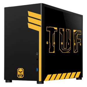 Gabinete Gamer XTREME PC GAMING TUF Edition Micro Torre Micro ATX USB-C Cristal Templado Negro