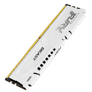 Memoria RAM DDR5 32GB 5200MT/s KINGSTON FURY BEAST 1x32GB Blanco KF552C36BWE-32