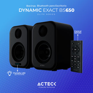 Bocinas ACTECK DYNAMIC EXACT BS650 Inalambrica 50W RMS USB Negro AC-935890