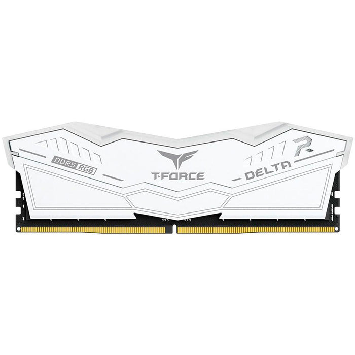 Memoria RAM DDR5 32GB 5600MT/s TEAMGROUP T-FORCE DELTA RGB 1x32GB Blanco FF4D532G5600HC36B01