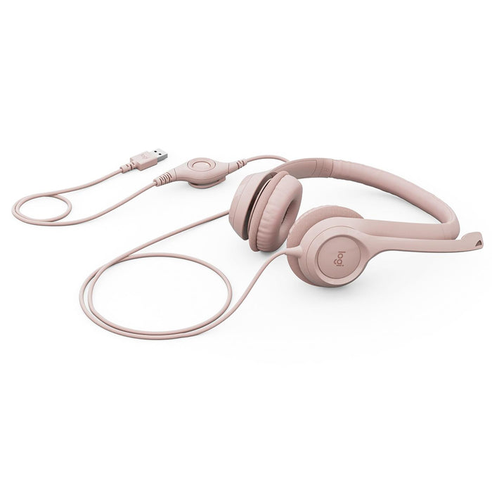 Audifonos LOGITECH H390 USB Rosa 981-001280