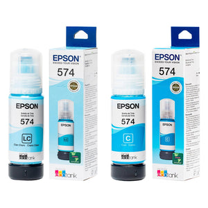 Kit 5 Botellas Tinta EPSON T574 L8050 L18050 T574-ACMN