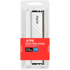 Memoria RAM DDR4 32GB 3600MT/s XPG SPECTRIX D35G RGB 1x32GB Blanco AX4U360032G18I-SWHD35G