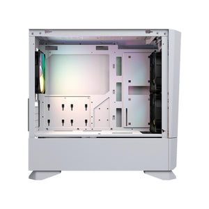 Gabinete Gamer COUGAR MG140 Air RGB controladora Cristal templado Mini ITX 3 FAN Blanco 385JM80.0002