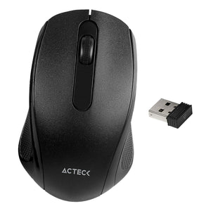 Mouse ACTECK MI240 1200dpi 2 Botones Inalambrico USB 2.4 Ghz Negro AC-928885