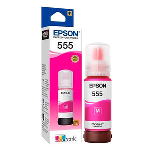 Kit 5 Botellas Tinta EPSON T555 L8180 L8160 70ml