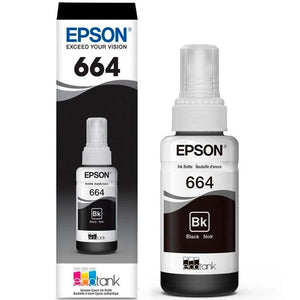 Botella Tinta EPSON T664 L310 L380 L375 L395 L575 L1300 Negro T664120-AL