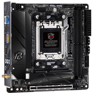 Tarjeta Madre ASROCK A620I LIGHTNING WIFI AM5 2x DDR5 2x M.2 PCIe 4.0 USB-C WIFI 6E BT 5.2 Mini ITX