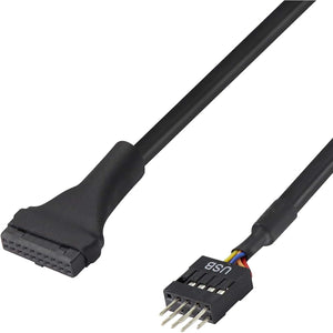 Cable Convertidor XTREME PC GAMING USB 3.0 20 Pines Hembra a USB 2.0 9 Pines Macho