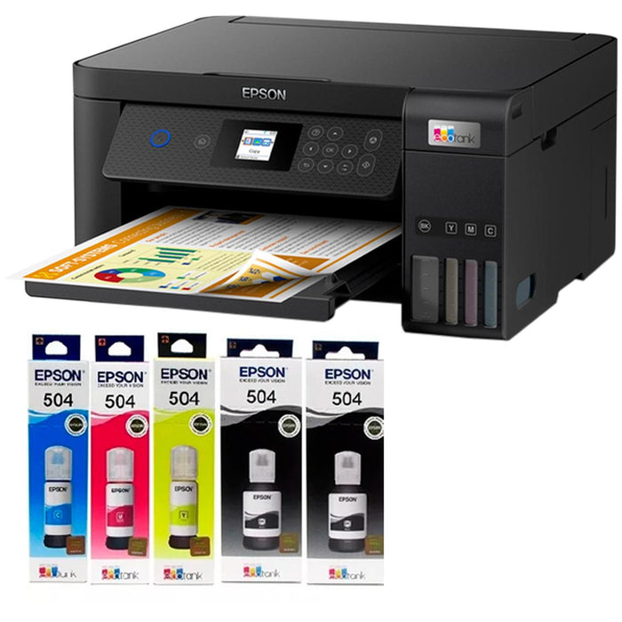 Multifuncional EPSON L4260 EcoTank Tinta Continua 5 Tintas T504 Duplex Inlambrica C11CJ63301-V2