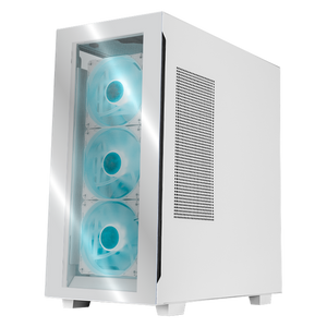 Xtreme PC Gaming Geforce RTX 4070 TI Super AMD Ryzen 7 9700X 32GB DDR5 SSD 2TB Sistema Liquido WIFI Divider White