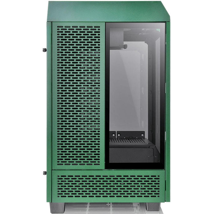 Gabinete Gamer THERMALTAKE The Tower 100 Mini ITX Mini Torre 2 Fan Cristal Templado USB-C Verde