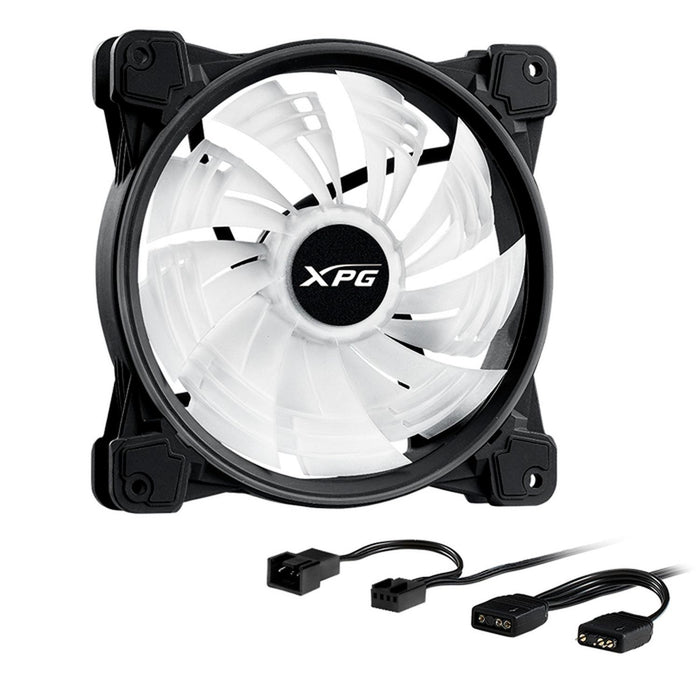 Ventilador PC XPG HURRICANE 140mm ARGB PWM 4 pines 1800RPM Negro HURRICANE140ARGBPWM-BKCWW