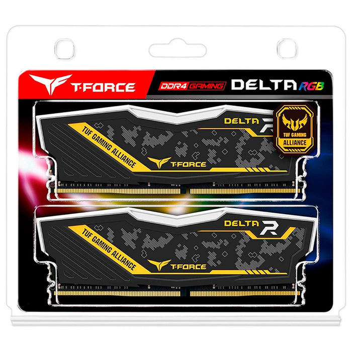 Memoria RAM DDR4 64GB 3200MHz TEAMGROUP T-FORCE TUF GAMING RGB 2x32GB