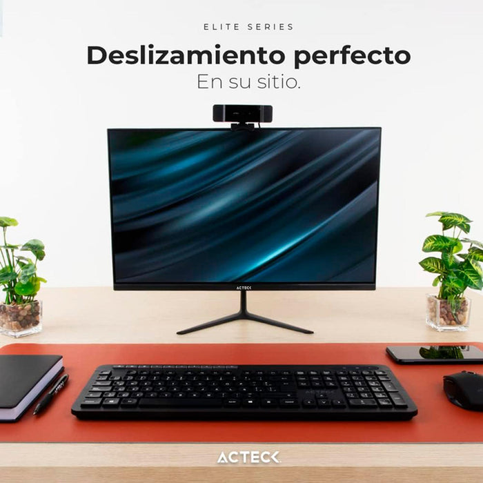 Mouse Pad ACTECK VIBE LEATHER TP670 Antideslizante Doble Vista Azul AC-934527