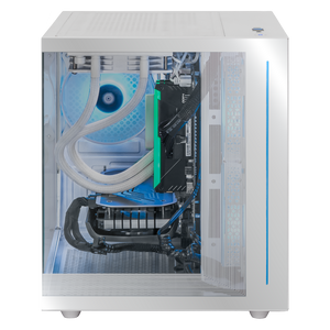 Xtreme PC Gaming Geforce RTX 4060 AMD Ryzen 7 5700X 32GB SSD 1TB Sistema Liquido WIFI Tank Pro White