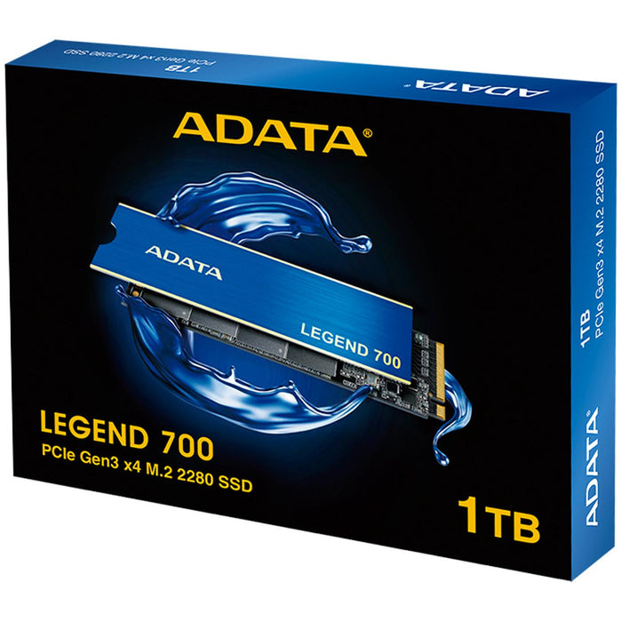 Unidad de Estado Solido SSD M.2 1TB ADATA Legend 700 NVMe PCIe 3.0 2000/1600 MB/s ALEG-700-1TCS