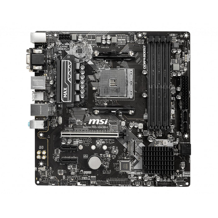 Tarjeta Madre MSI B450M PRO-VDH MAX AMD AM4 Micro ATX