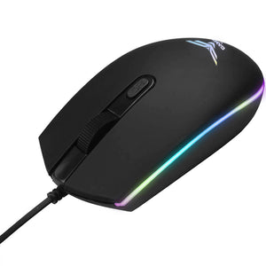 Mouse Gamer NACEB CROSSFIRE USB 1200DPI RGB Negro NA-0936