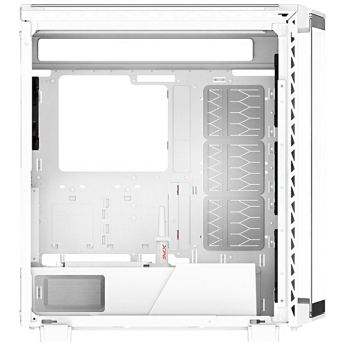 Gabinete Gamer XPG BATTLECRUISER II ST E-ATX 4 Fan ARGB Cristal Templado Blanco BATTLECRUISERIIST-WH