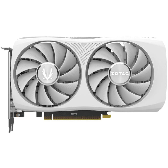 Tarjeta de Video ZOTAC GeForce RTX 4060 Twin Edge OC White Edition 8GB GDDR6 ZT-D40600Q-10M