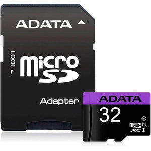 Memoria Micro SD 32GB ADATA Clase 10 Video Full HD AUSDH32GUICL10-RA1