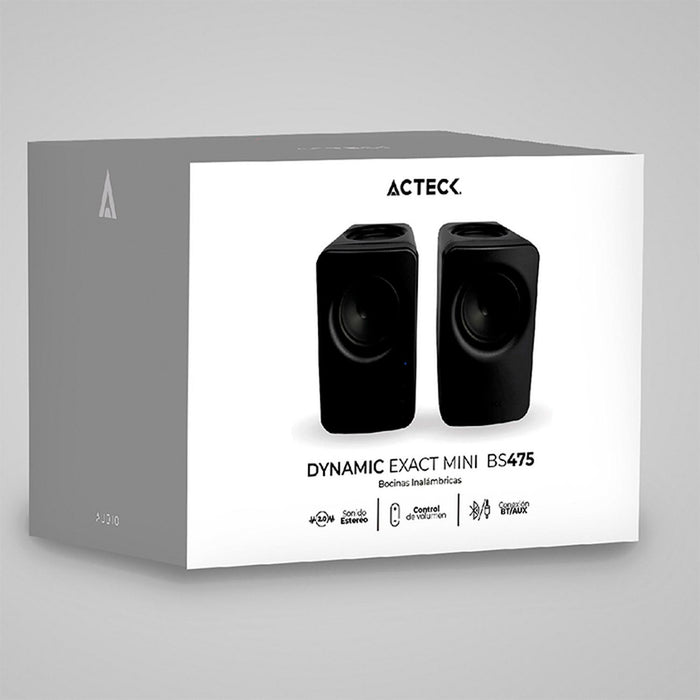 Bocinas ACTECK DYNAMIC EXACT Mini BS475 Inalámbrica 10W Negro AC-936361