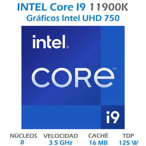 Procesador INTEL Core I9 11900K 3.5 GHz 8 Core 1200 BX8070811900K