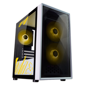 Gabinete Gamer XTREME PC GAMING Tails Edition Micro Torre Micro ATX 3 Fan Cristal Templado ARGB Blanco