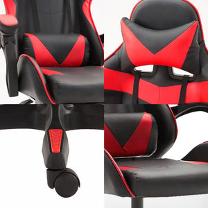 Silla Gamer TITANO Ergonómica Reclinable 120kg Negro/Rojo OPEN BOX