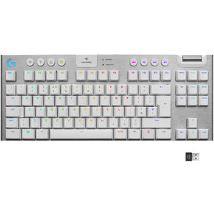 Teclado Gamer LOGITECH G915 TKL Lightspeed RGB Lightsync Mecanico Switch GL Tactil Ingles 920-009660