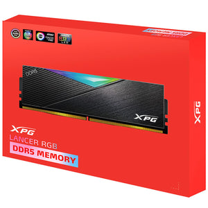 Memoria RAM DDR5 32GB 5600MT/s XPG LANCER RGB 2x16GB Negro AX5U5600C3616G-DCLARBK