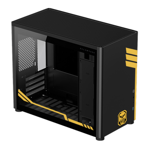 Gabinete Gamer XTREME PC GAMING TUF Edition Micro Torre Micro ATX USB-C Cristal Templado Negro