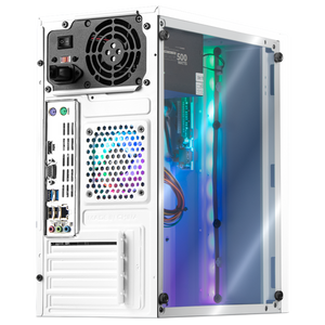 Xtreme PC AMD Radeon R2 Dual Core E1 8GB SSD 240GB WIFI RGB White
