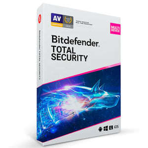 Antivirus BitDefender Total Security Protección Un Año 1 Usuario D000A20