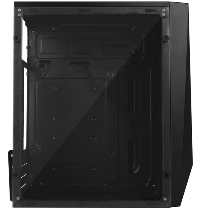 Gabinete ACTECK KIOTO GC460 Micro ATX Mini Torre Fuente 500W Acrilico RGB Negro AC-933070