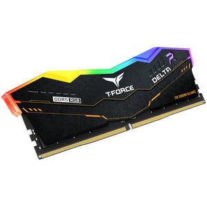 Memoria RAM DDR5 32GB 6400MT/s TEAMGROUP T-FORCE DELTA TUF GAMING ALLIANCE RGB 2x16GB Negro FF5D532G6400HC40BDC01