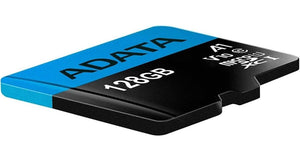 Memoria Micro SDXC 128GB ADATA Clase 10 Juegos A1 Video Full HD V10 AUSDX128GUICL10A1-RA1