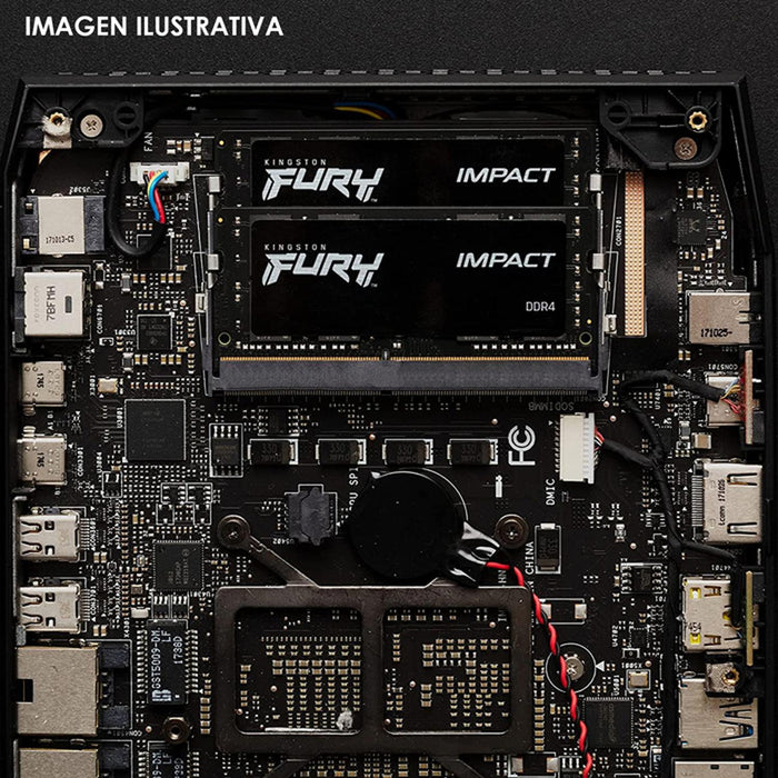 Memoria RAM DDR4 8GB 2666MHz KINGSTON FURY IMPACT Laptop