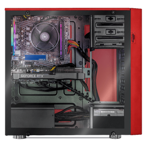 Xtreme PC Gaming Geforce RTX 3060 Ryzen 5 5600 16GB 500GB 2TB Monitor 27 165Hz WIFI Red