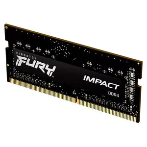 Memoria RAM DDR4 8GB 3200MHz KINGSTON FURY IMPACT 8R Laptop Negro KF432S20IB/8R