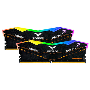 Memoria RAM DDR5 32GB 5600MT/s TEAMGROUP T-FORCE DELTA TUF GAMING ALLIANCE RGB 2x16GB Negro FF5D532G5600HC36BDC01