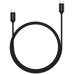 Cable ADATA USB Tipo C a USB Tipo C 1 metro Negro CACC-100PN-BK