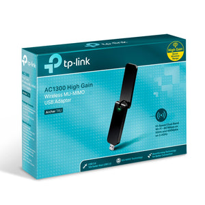 Adaptador Inalambrico USB TP-LINK ARCHER T4U Dual Band 802.11ac 1300Mbps